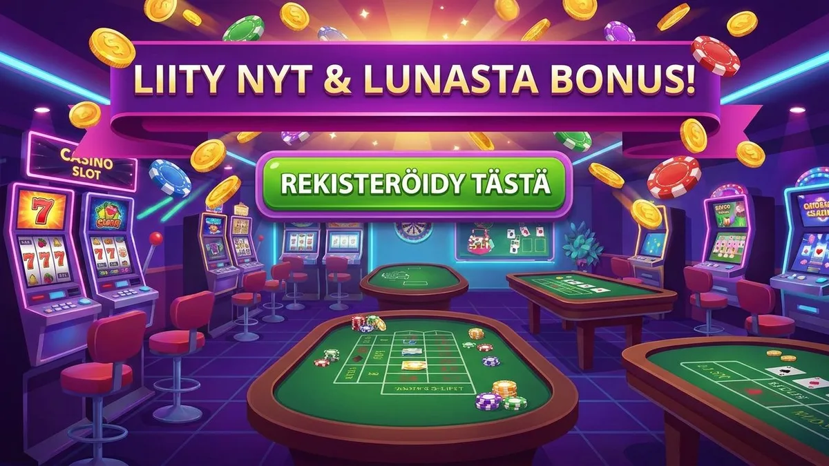 Rekisteröidy bonuksella